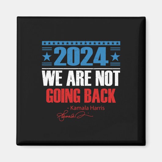 Kamala-harris 2024 Prのように戻らない マグネット (正面)