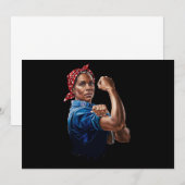 Kamala Harris 2024 Rosie The Riveter Chilless Cat 招待状 (正面/裏面)