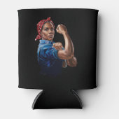 Kamala Harris 2024 Rosie The Riveter Chilless Cat 缶クーラー (正面)