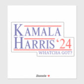 Kamala Harris 2024 Whatcha Madam社長得(カマラハリス) シール (シート)