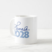 Kamala Harris 2028署名 コーヒーマグカップ (正面左)