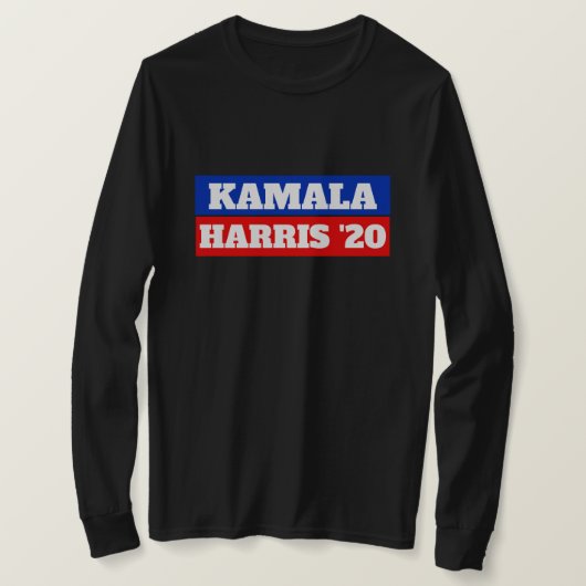 Kamala Harris '20 in Red, White and Blue Tシャツ (デザイン正面)
