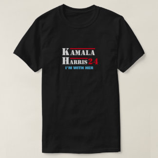 Kamala Harris 24 I'm with Her T-Shirt Tシャツ