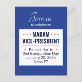 Kamala Harris 2d副社長の就任 ポストカード
