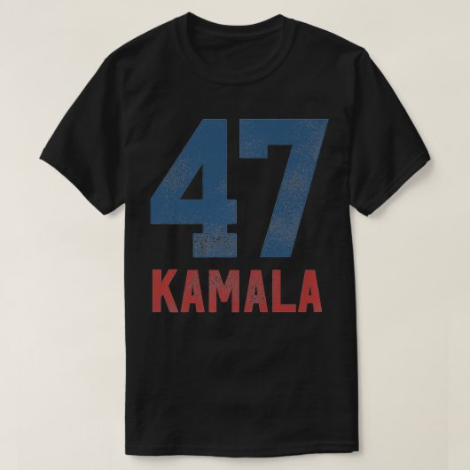Kamala Harris 47社長Kamala 47 Premium Tシャツ (デザイン正面)