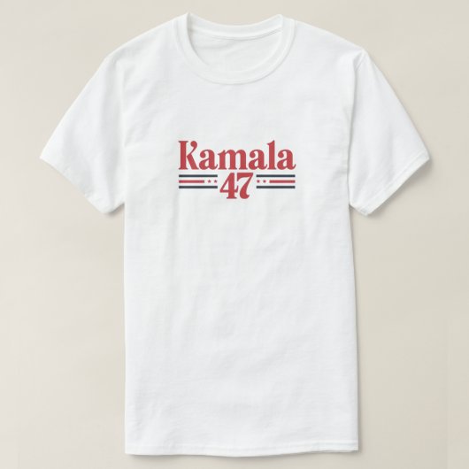 Kamala Harris 47社長Tシャツ Tシャツ (デザイン正面)