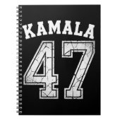 Kamala Harris 47 For The People ノートブック (正面)