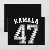 Kamala Harris 47 For The People ポストカード (正面/裏面)