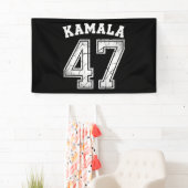 Kamala Harris 47 For The People 横断幕 (インサイチュ)