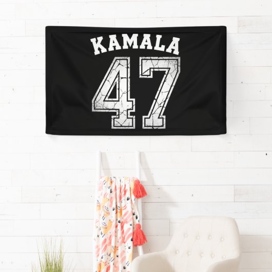 Kamala Harris 47 For The People 横断幕 (インサイチュ)