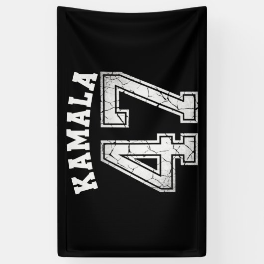 Kamala Harris 47 For The People 横断幕 (縦)