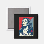 Kamala Harris 47th社長アメリカ2024選挙 マグネット (正面/裏面)