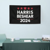 Kamala Harris Andy Beshear 2024 ハリス ベシア 202 横断幕 (トレードショー)