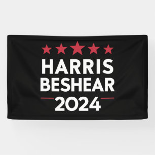 Kamala Harris Andy Beshear 2024 ハリス ベシア 202 横断幕