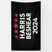 Kamala Harris Andy Beshear 2024 ハリス ベシア 202 横断幕 (縦)