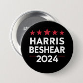 Kamala Harris Andy Beshear 2024 Harris Beshear 202 缶バッジ (正面&裏面)