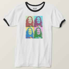 Kamala Harris: Art Ringerは戻らなポップ・アートのい Tシャツ