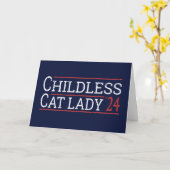 Kamala Harris - Chilless Cat Lady 2024 I カード (黄色い花)