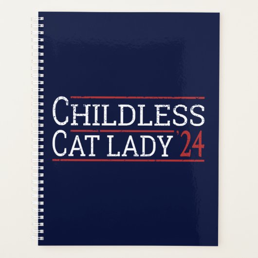 Kamala Harris - Chilless Cat Lady 2024 I プランナー手帳 (正面)