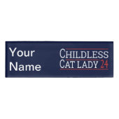 Kamala Harris - Chilless Cat Lady 2024 I 名札 (正面)