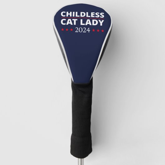 Kamala Harris - Chilless Cat Lady 2024 III ゴルフヘッドカバー (正面)