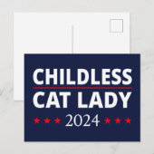 Kamala Harris - Chilless Cat Lady 2024 III ポストカード (正面/裏面)