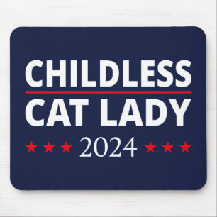 Kamala Harris - Chilless Cat Lady 2024 III マウスパッド