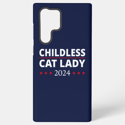 Kamala Harris - Chilless Cat Lady 2024 III Samsung Galaxyケース (裏面)