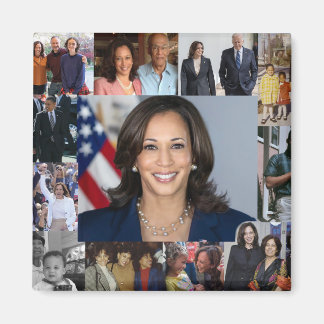 Kamala Harris Collageフォトマグネット マグネット