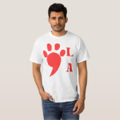 Kamala Harris Comma-la chilless cat lady paw Tシャツ (正面フル)