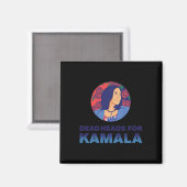 Kamala Harris Deadの2024年のヘッドをサポート マグネット (正面/裏面)