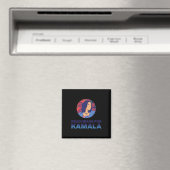 Kamala Harris Deadの2024年のヘッドをサポート マグネット (インサイチュ (食洗機))
