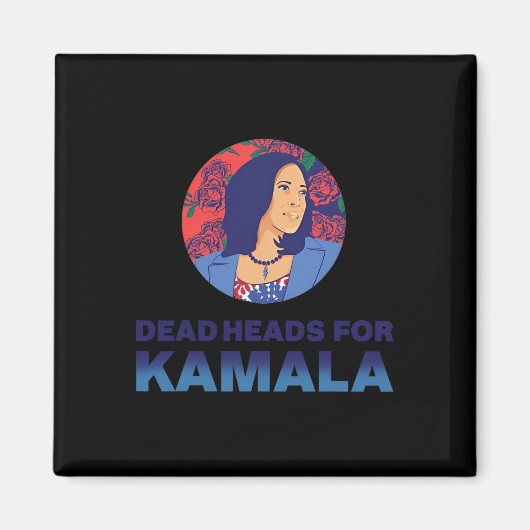 Kamala Harris Deadの2024年のヘッドをサポート マグネット (正面)