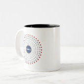 KAMALA HARRIS Echoes of Change Mug ツートーンマグカップ (正面左)