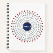 KAMALA HARRIS Echoes of Change Mug ノートブック (正面)