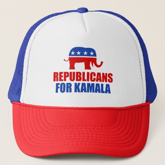 Kamala Harris Elephantの共和党 キャップ (正面)