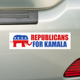 Kamala Harris Elephantの共和党 バンパーステッカー