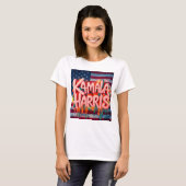 Kamala Harris - Empowering Change T-Shirt Tシャツ (正面フル)