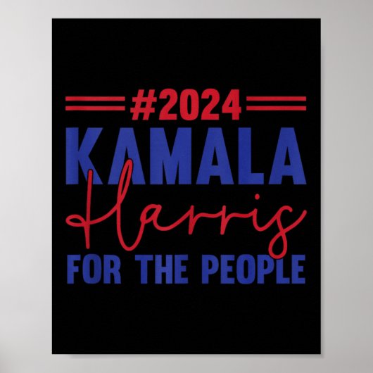 Kamala Harris For People Madam President 2024 Elec ポスター (正面)