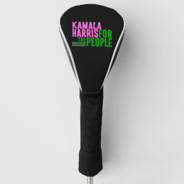 Kamala Harris for President金ゴールドヘッドカバー ゴルフヘッドカバー