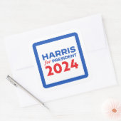 Kamala Harris for President スクエアシール (封筒)