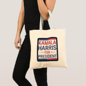 Kamala Harris for President トートバッグ (正面(商品))