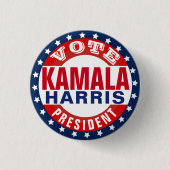 Kamala Harris for President 缶バッジ (正面)