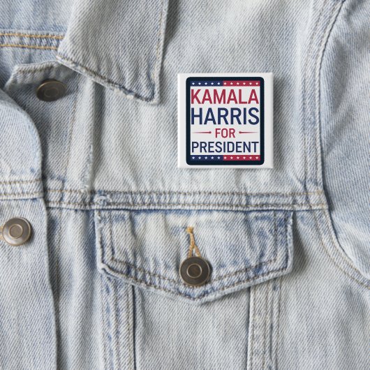 Kamala Harris for President 缶バッジ (インサイチュ)