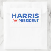 Kamala Harris for President 長方形シール (バッグ)