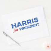 Kamala Harris for President 長方形シール (封筒)