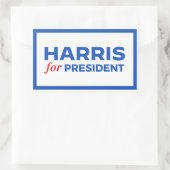 Kamala Harris for President 長方形シール (バッグ)