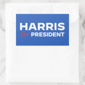 Kamala Harris for President 長方形シール (バッグ)