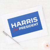 Kamala Harris for President 長方形シール (封筒)