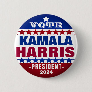 Kamala Harris for President 2024キャンペーンボタン 缶バッジ